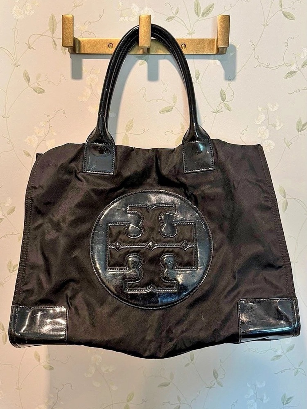 Tory Burch Ella Tote Black Bag